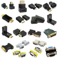 China HDMI Male to Female DVI VGA Converter Video Adapter Mixed Wholesale for sale