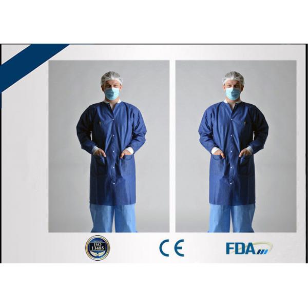 Quality Professional Disposable Protective Wear , Disposable Laboratory Coats S - 5XL Available for sale