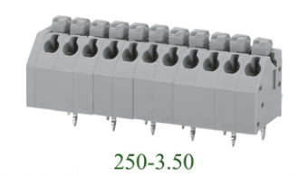 Quality PCB Screw Terminal Block RD250-3.5 7.0 1P-XXP 400V 5A Spring Terminal Connector for sale