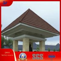 China NOT FADE Lightweight Construction Materials Stone Chips Coated Steel Roofing Shingle factory