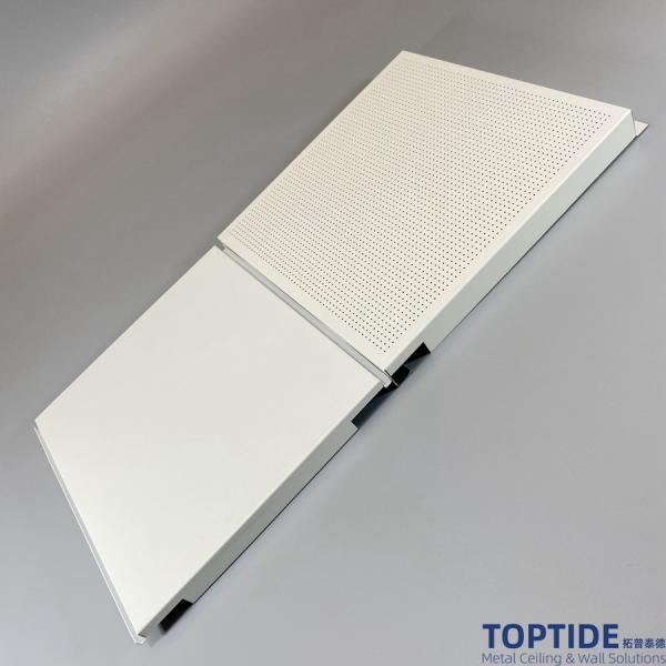 Quality White CTC 300mm Hook On Ceiling System , Noise Reduction Insulation Ceiling for sale