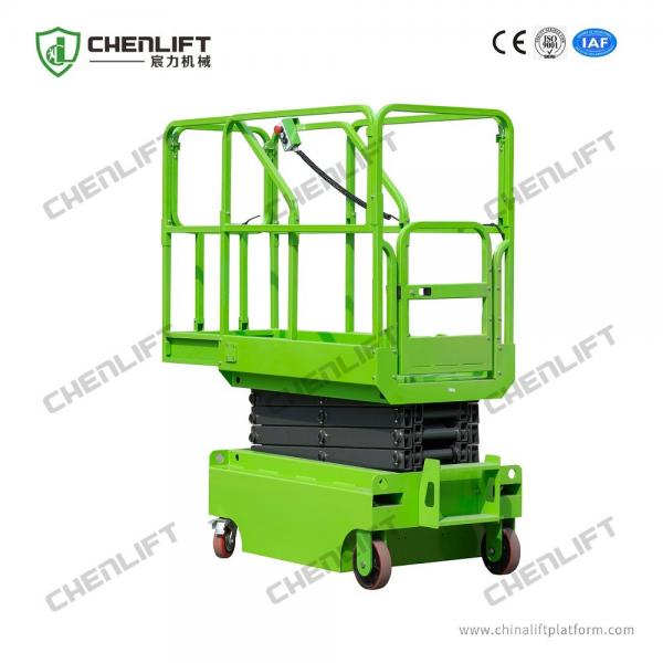 Quality Small Size Mini Mobile Scissor Lift 3 Meters Height For Cleaning for sale