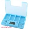 China Portable Digital Pill Tablet Medicine Box Alarm Best Selling New Design Compartments Box factory