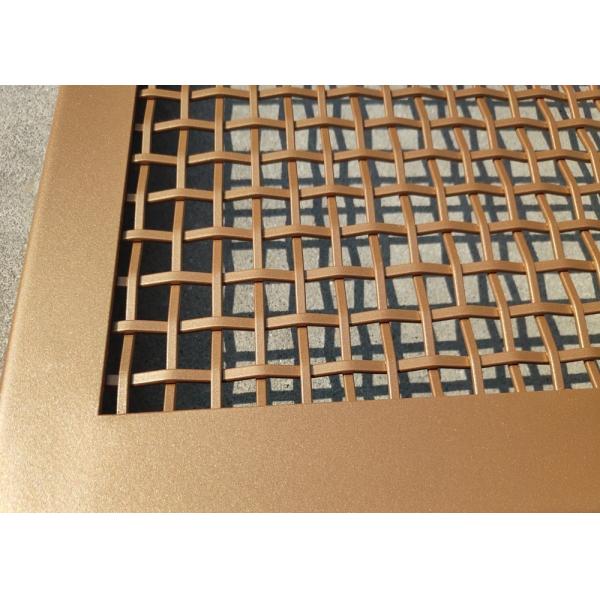 Quality Velp Antique Brass Architectural Metal Mesh SS316 Crimped Wire Mesh for sale