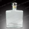 Quality ISO9001 Square shaped Luxury Spirits Brandy Glass Bottle for sale