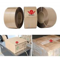 China Kraft Paper Strapping Tape / Recyclable Paper Strap For Packing Carton Box factory
