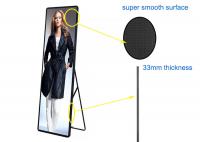 China 2880Hz Mobile LED Screen Display Slim Movable Billboard For Store Advertising factory