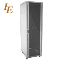 Quality Adjustable Feet Server Rack Cabinet Enclosure SPCC 19 Inch 42U 800 * 800 RAL7035 for sale