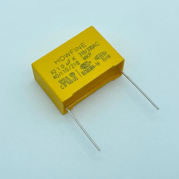 Quality Heatproof Pitch 22.5mm X2 Safety Capacitor Fire Retardant Yellow Color for sale