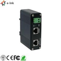 China Aluminum Case Passive Power Over Ethernet Injector 10/100M 12VDC 2A 24W Power Input factory