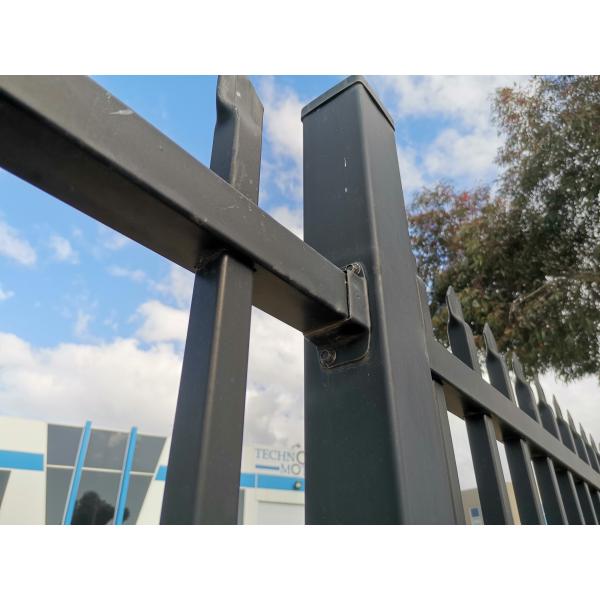 Quality Picket Wrought Iron Tubular Steel Fence For School for sale