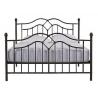China Glossy Finish Black Iron Platform Bed , Black Pipe Bed Frame Tools Free Assembly factory