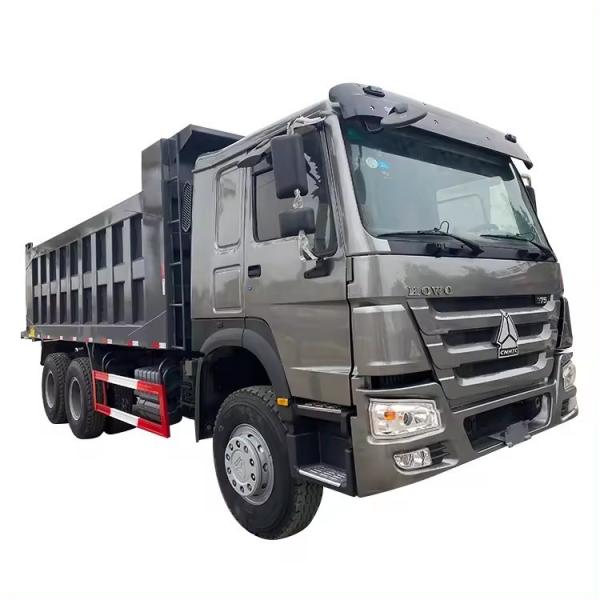 Quality 5.3-6.2 M Cargo Box Length Used Tipper Truck With Sinotruk AC16 Axle HOWO/ Shackman Brand for sale