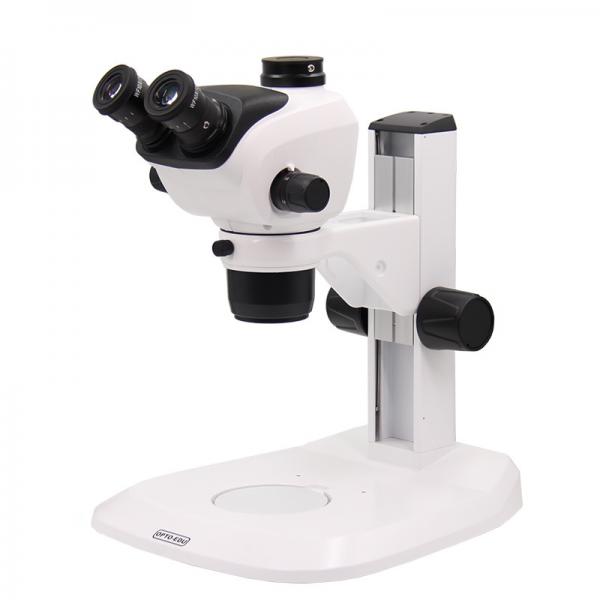 Quality OPTO-EDU A23.2604 Zoom Stereo Microscope 0.68~4.7x 1:6.8 Binocular Up/Down 3W LED for sale