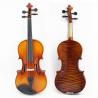 China Handmade brands Students Cheap Violin Wholesale Ebony of board material Aluminum magnesium alloy string meaning in factory
