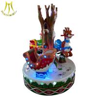 China Hansel  carrousel horse ride electric horse toys merry go round factory