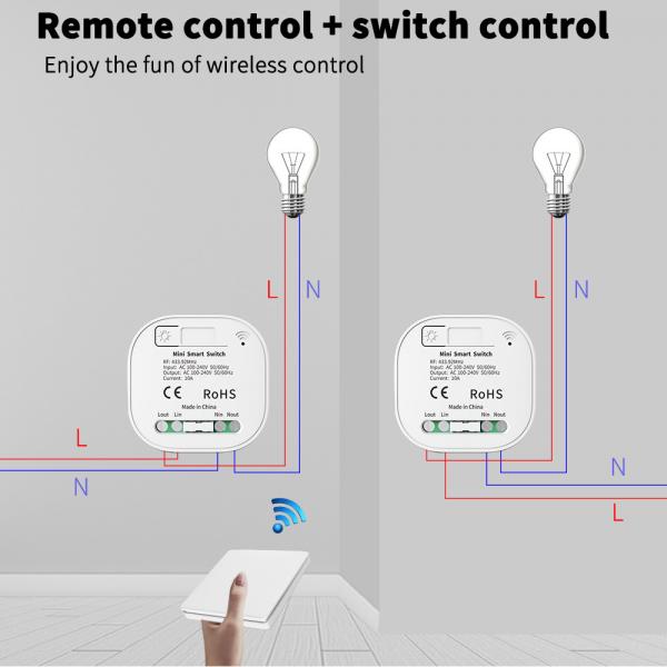 Quality 2a 250v Whz01 Zigbee Smart Switch Rounded Corner Interrupter Rf433 Homekit for sale
