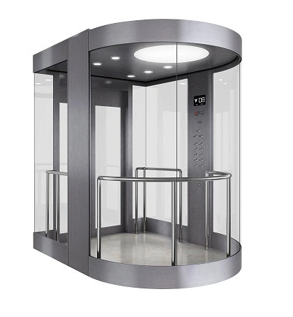 Quality 2m/s Panoramic Elevator 1150KG Goods And Passenger Lift for sale