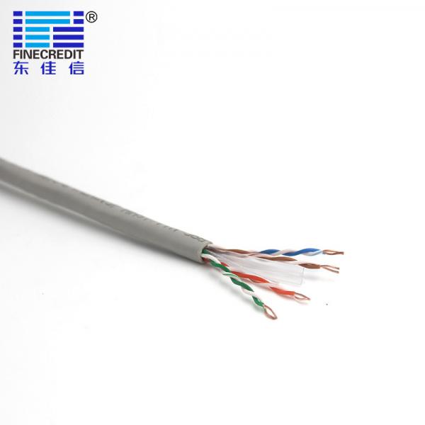 Quality Oxygen Free HCCA Ethernet Lan Cable 24AWG 8 Cores Flexible for sale