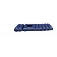 China PVC Maternity Beach Air Filled Sleeping Bag Inflatable Outdoor Furniture Dark Blue 182X63Cm for sale