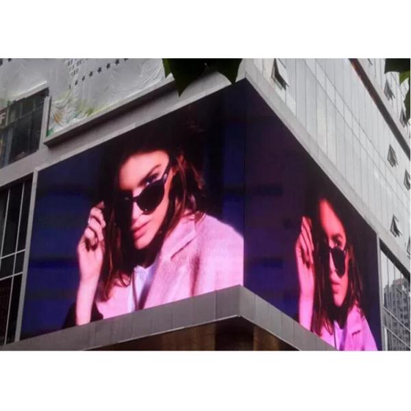 Quality 10mm Outdoor Full Color Led Display High Brightness 6000cd/Sqm for sale