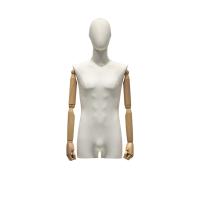 China A male half body Mannequin used for displaying natural body curves in store windows factory