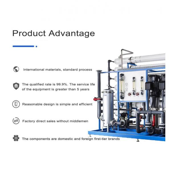 Quality 0.3m3/H EDI Ultrapure Water Treatment Equipments Reverse Osmosis System For Oral for sale