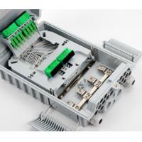 Quality Joint Box Fiber Optic Outdoor Wall Ftth 2 Inlet+Mid-Span Port ,16 Outlet For for sale