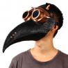 China Black Unique Horror Face Shield , Birdman Head Mask Steampunk With Goggles factory