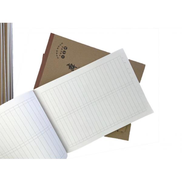 Quality A4 A5 Kraft Paper Hardcover Notebook Printing Customized Logo For Promotion for sale