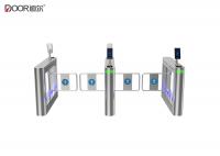 China Swing Arm Controlled Access Gates , Half Height Turnstile With Facial Recognition factory