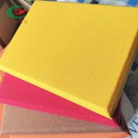 China Fiberglass Sound Acoustic Panel Fabric Covering Mildewproof Practical factory