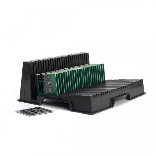 Quality Minimizing Storage Space ESD PCB Racks / ESD PCB Holder L Type Slot Width 5mm for sale