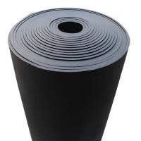 China Soundproofing B2-Grade NBR Black Rubber Foam Insulation Sheet Roll for horse stable and bed factory