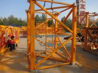 China QTZ100 Tower Crane Spare Parts Mast Section 2.5m Height with Retaining Ring factory