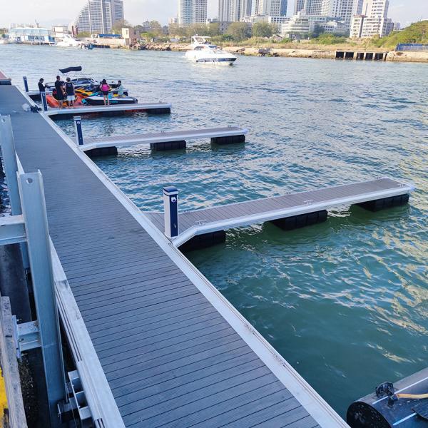 Quality Marine Dock Aluminum Alloy Floating Finger with qualified Aluminum Alloy Frame for sale