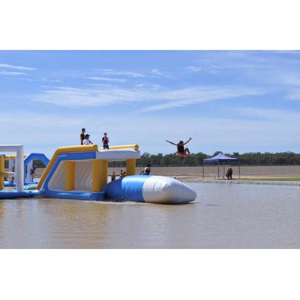 Quality Giant Adults Inflatable Water Theme Park For Lake , Sea With Logo Printed for sale