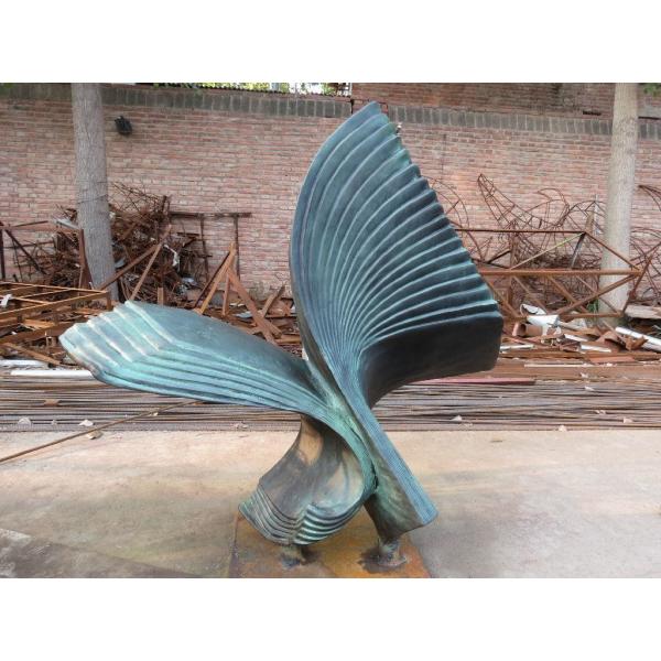 Quality Outdoor Contemporary Garden Art Sculpture , Pool Waterscape Bronze Running Horse Sculpture for sale