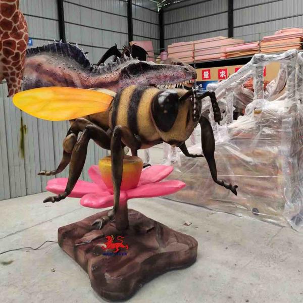 Quality Color Natural Realistic Animatronic Animals Life Size Bee Model for sale