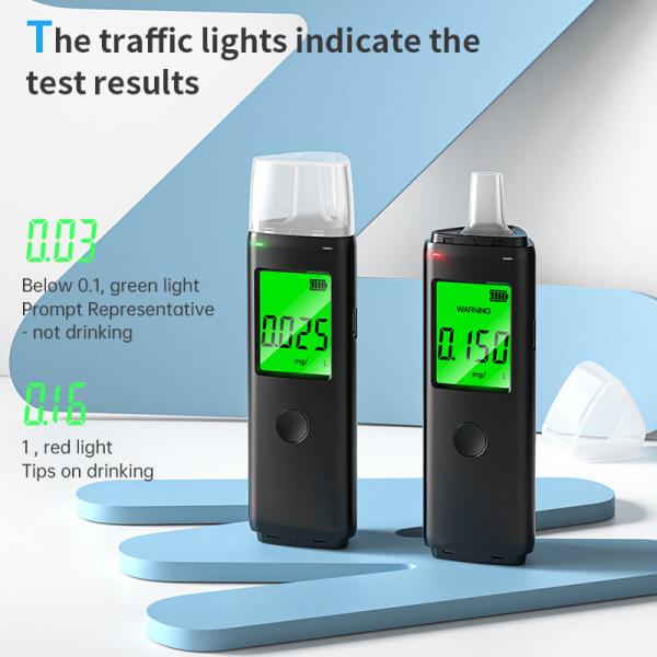 Quality Professional Breathalyzer Alcohol Tester Accurate Bac Tester With Semiconductor for sale