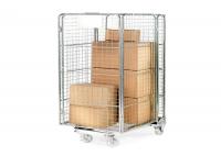 China Demountable Cargo Storage Steel Cage Trolley Safety Pallet Large Load Capacity factory