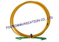China LC / APC fiber patch cord Duplex G.657A2 Corning Fiber Bend Insensitive factory