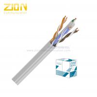 China U / UTP CAT6 Network Cable , 4 Pairs CCA Conductor Cat6 Ethernet Cable factory