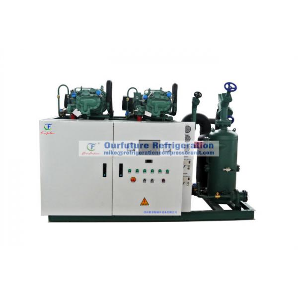 Quality Cold Room Low Temperature Screw Compressor Unit For -18℃ Cold Room , R404a, for sale