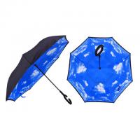 Quality SGS Plastic Handle Upside Down Reverse Inverted Umbrella for sale