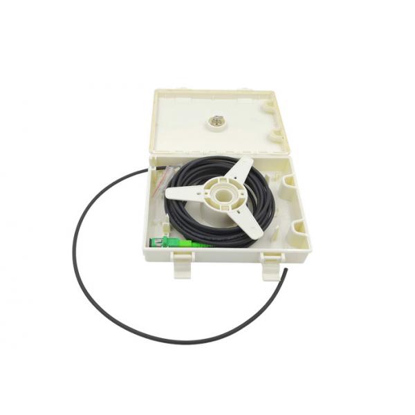 Quality Desk Waterproof FTTH Distribution Box 1 Core 2 Cores SC Pigtail Adaptor for sale