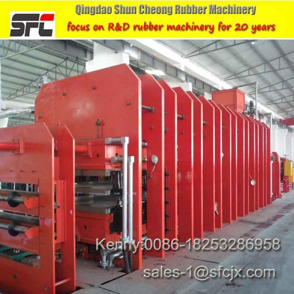 Quality SGS Rubber Strip Production Line , Conveyor Belt Vulcanizing Equipment for sale