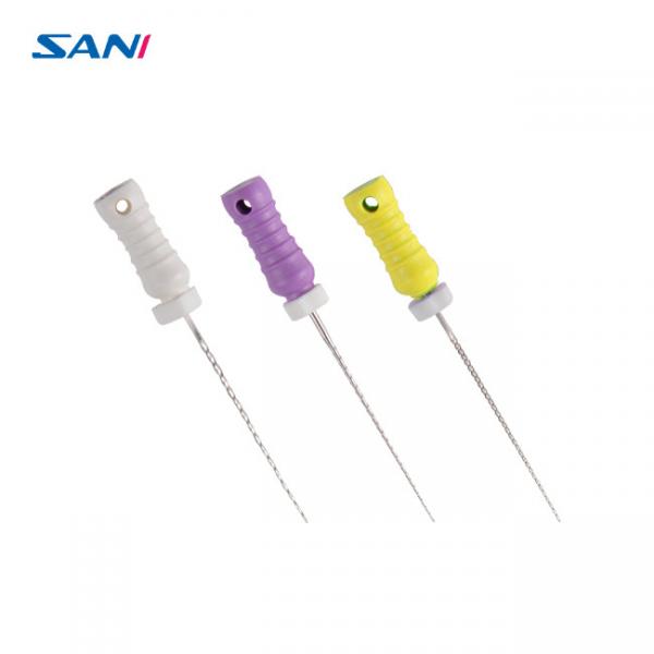 Quality Nickel Titanium 25mm Hand Dental K Files For Medical Treatment for sale