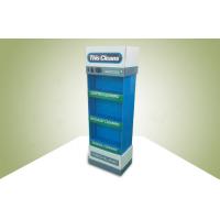 Quality Double Face Show Three Shelf POS Cardboard Displays Sell Cleaning Products for sale