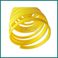China 10KV Cable Plastic Spiral Coil , 2mm Thick Spiral Binding Wire Plastic factory